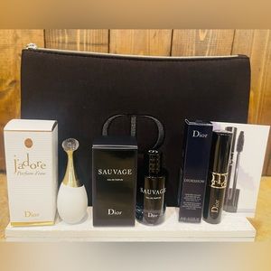 Dior Black Pouch Gift Set